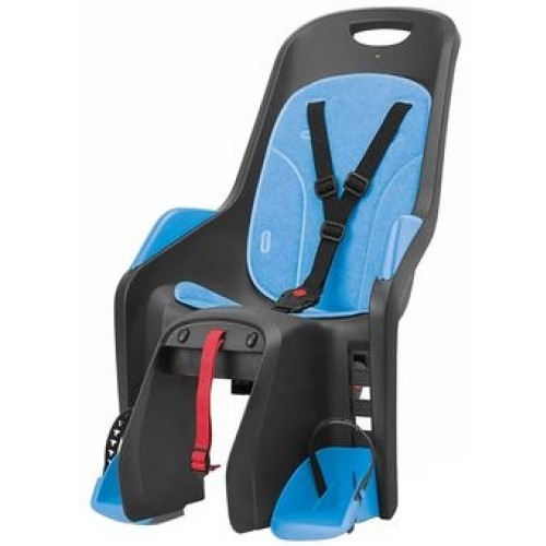 Bērnu krēsliņš POLISPORT BUBBLY MAXI bagāžniekam grey/blue