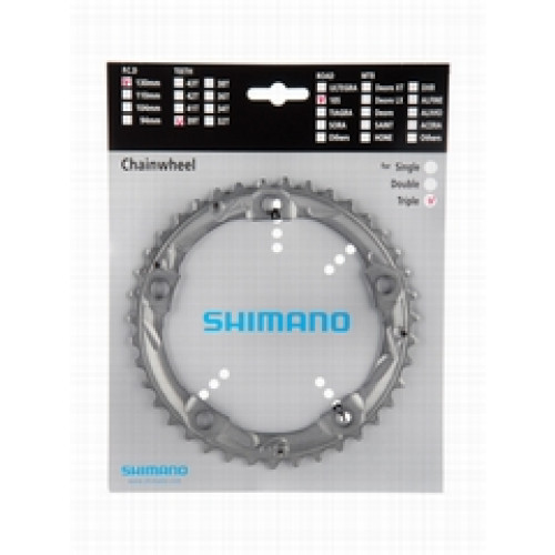 Priekšējais zobrats SHIMANO 105 FC-5703 39T alumīnija pelēks (10sp)