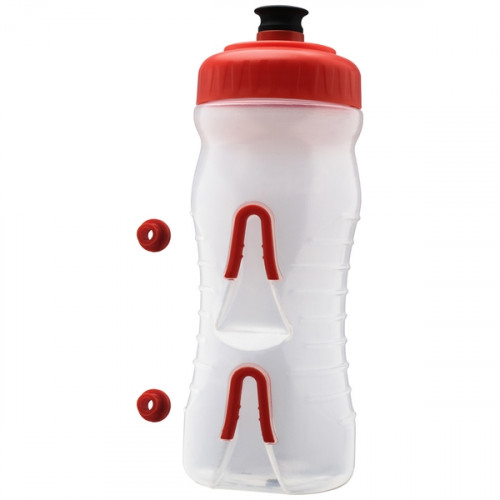 Pudele FABRIC WATER BOTTLE red 600ml