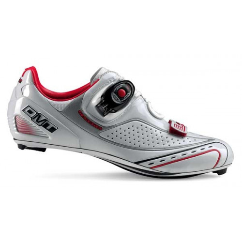Velokurpes šosejas DMT FUSION white/silver/red